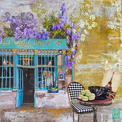 Pintura Plaisir en terrasse por Romanelli Karine | Pintura