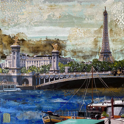 Pintura Paris is always a good idea por Romanelli Karine | Pintura