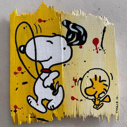 Painting F1 saute qui peux by Marie G.  | Painting Pop-art Acrylic, Wood Pop icons
