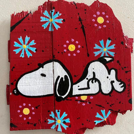 Pintura F1 Sieste por Marie G.  | Pintura Pop art Acrílico, Collage, Madera Iconos pop