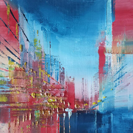 Peinture Cocktail de couleurs par Levesque Emmanuelle | Tableau Huile