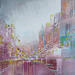 Peinture Aube par Levesque Emmanuelle | Tableau Huile