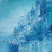 Peinture Tout bleu par Levesque Emmanuelle | Tableau Huile