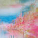 Peinture Curaçao fraise par Levesque Emmanuelle | Tableau Huile