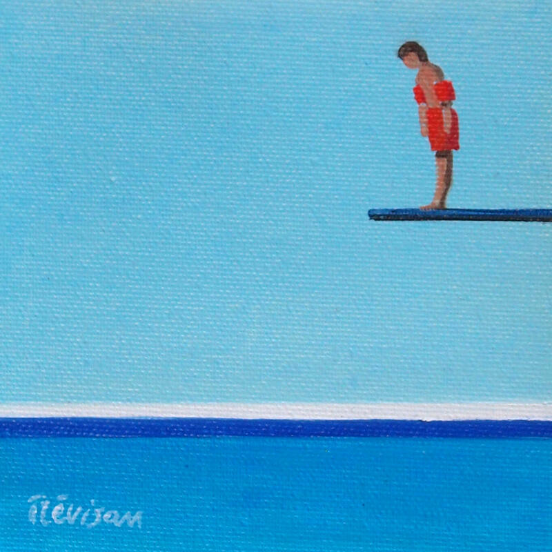 Pintura The future por Trevisan Carlo | Pintura Pop art Marine Aceite