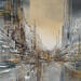 Painting Rue de Paris by Levesque Emmanuelle | Painting Oil
