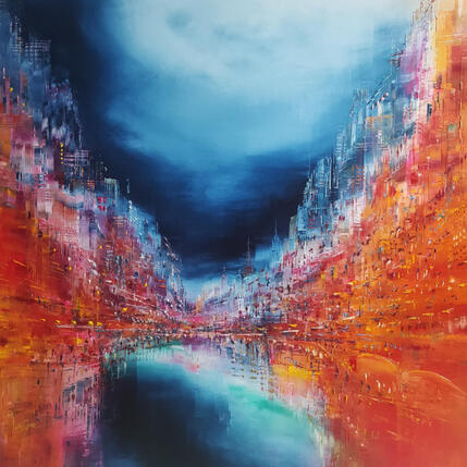 Painting L'heure joyeuse by Levesque Emmanuelle | Painting