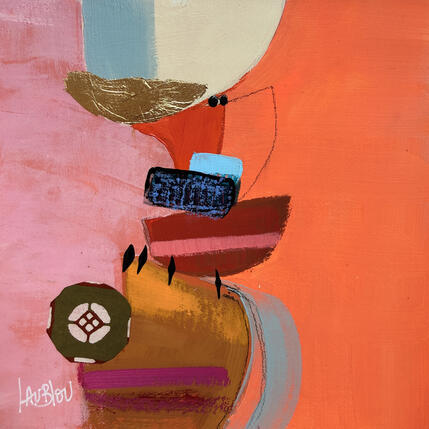 Painting La cascade d'eau douce by Lau Blou | Painting