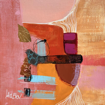 Painting Energie de la terre by Lau Blou | Painting
