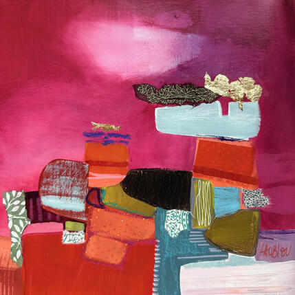Painting Le grand puit de Marie by Lau Blou | Painting