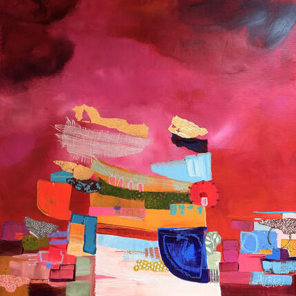 Painting La source sacrée by Lau Blou | Painting