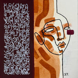 Peinture peuple uni par Detovart | Tableau