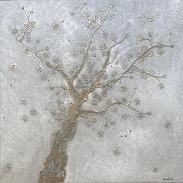 Painting Cerisier en fleurs by Trébucq Marion  | Painting