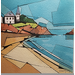 Pintura Bord de mer 2 por Langlois Jean-Luc | Pintura