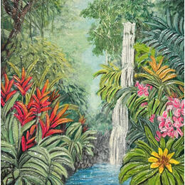 Peinture Royaume caché par Geiry | Tableau Matiérisme