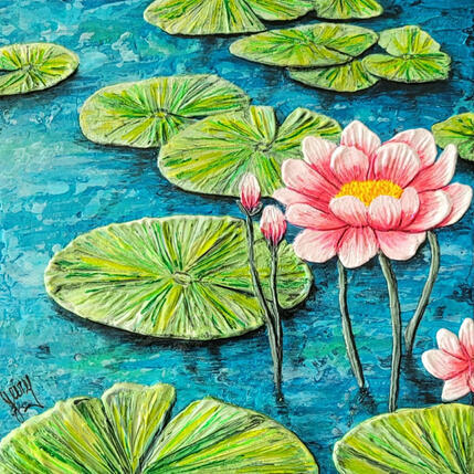 Gemälde L'impératrice des eaux von Geiry | Gemälde Materialismus Pop-Ikonen