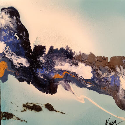 Gemälde C3993 von Naen | Gemälde Abstrakt Acryl, Tinte