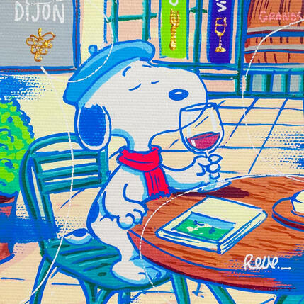 Painting Snoopy x Dégustation by Revel | Painting Pop-art Pop icons