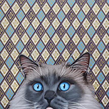 Painting CAT SEE YOU 102 by Milie Lairie | Painting