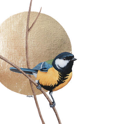 Painting GOLD AND SUN 111 by Milie Lairie | Painting