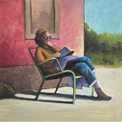 Pintura Le roman du Luxembourg por Alice Roy | Pintura