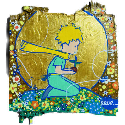 Gemälde petite graine von Revel | Gemälde Pop-Art Upcycling Pop-Ikonen