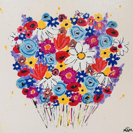 Painting BOUQUET by Mam | Painting
