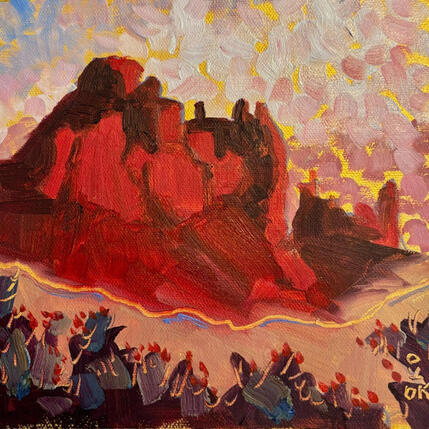 Painting Camelhead  by O'Donnell Karen | Painting Impressionism Oil Landscapes, Pop icons