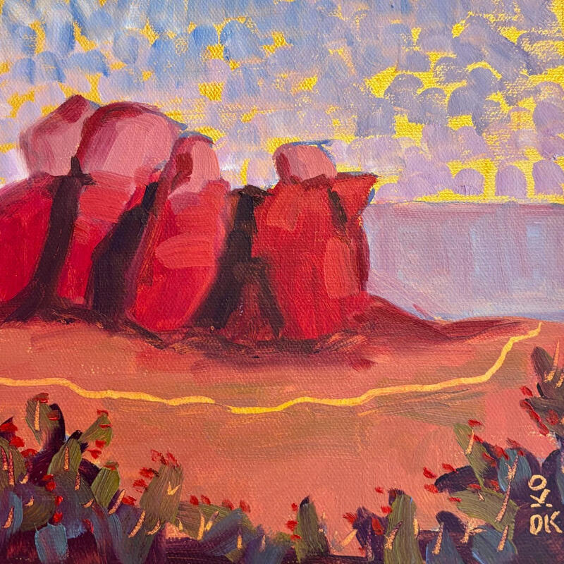 Painting Coffee Pot by O'Donnell Karen | Painting Impressionism Landscapes Oil