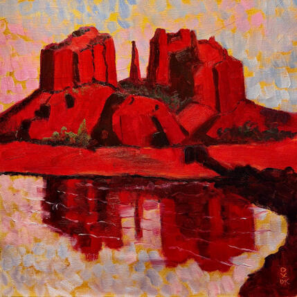 Painting Reflections  by O'Donnell Karen | Painting Impressionism Oil Landscapes