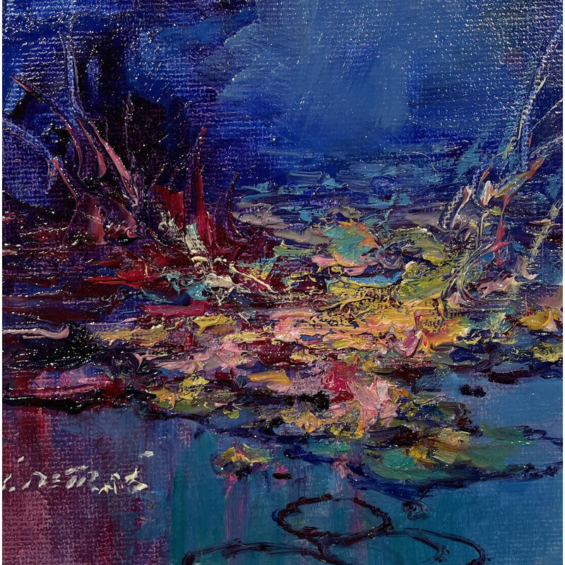 Pintura Waterlight Reflections por Petras Ivica | Pintura
