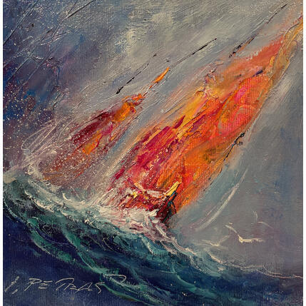 Pintura Wave Ascent por Petras Ivica | Pintura Iconos pop