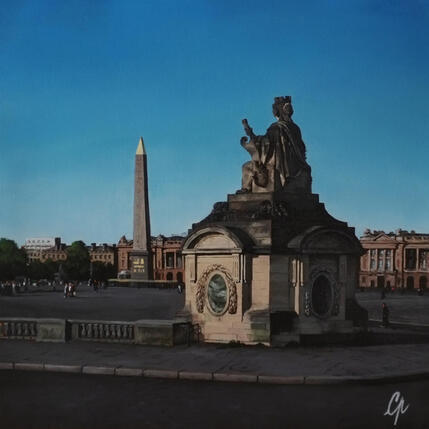 Painting Concorde by Poulain Clément | Painting