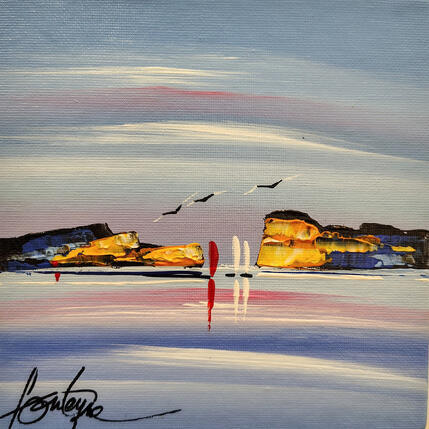 Peinture Entre nous par Fonteyne David | Tableau Figuratif Acrylique