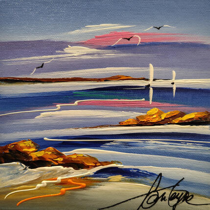Peinture Paix au loin par Fonteyne David | Tableau Figuratif Acrylique