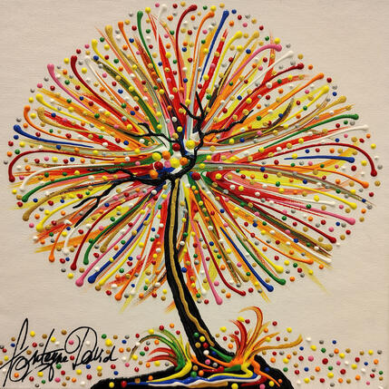 Painting Ma paix profonde by Fonteyne David | Painting Figurative Acrylic Pop icons
