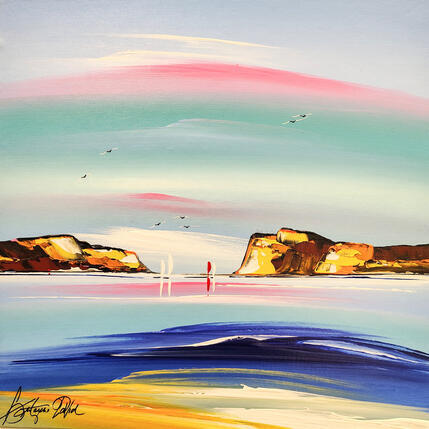 Painting L'horizon c'est maintenant by Fonteyne David | Painting Figurative Acrylic