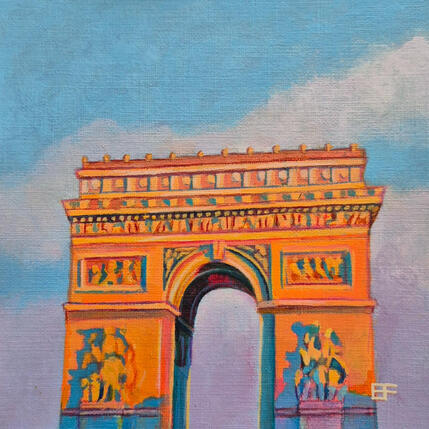 Pintura L'écho des victoires por Emma Fischer | Pintura