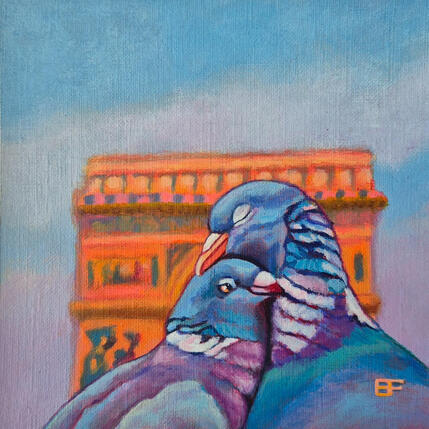 Pintura Le véritable triomphe por Emma Fischer | Pintura