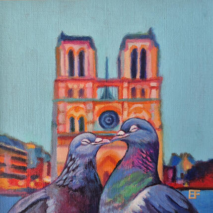 Pintura L'éternité & l'instant por Emma Fischer | Pintura