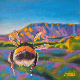 Peinture Petit cul de Provence  par Emma Fischer | Tableau
