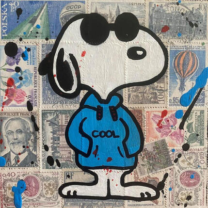 Painting F1  Cool by Marie G.  | Painting Pop-art Acrylic, Gluing, Wood Pop icons