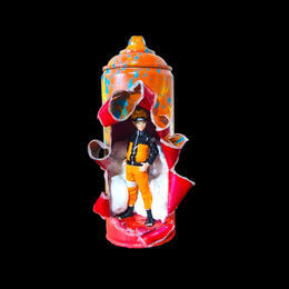 Sculpture Konoha vibes par Rocky Chaplin | Sculpture