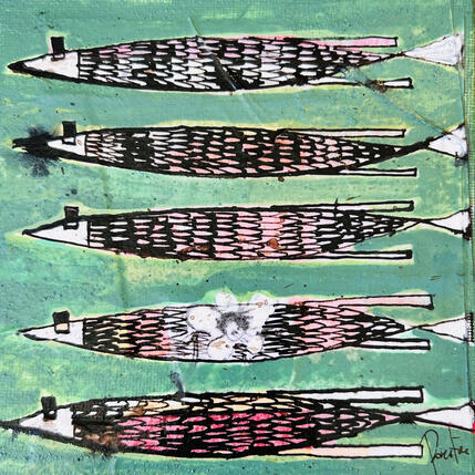 Gemälde Anchois, tapenade von Colombo Cécile | Gemälde