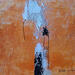 Peinture abstract A 187 par Wilms Hilde | Tableau Abstrait Acrylique Sable