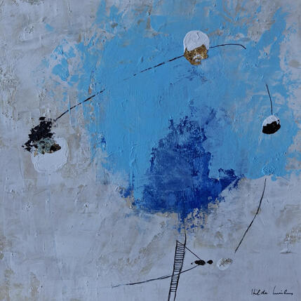Peinture abstract B 170 par Wilms Hilde | Tableau