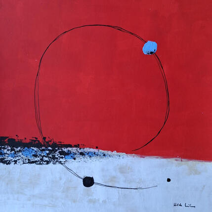 Peinture abstract C 178 par Wilms Hilde | Tableau