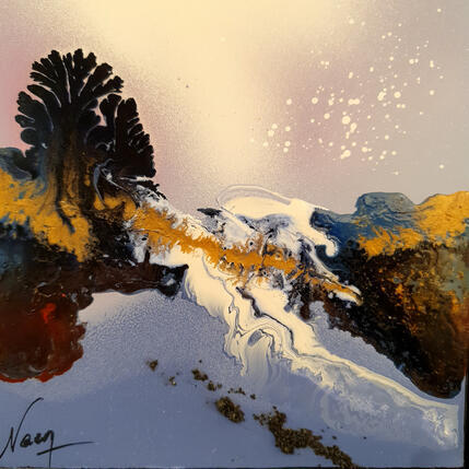 Painting C4129 by Naen | Painting Abstract Acrylic, Ink