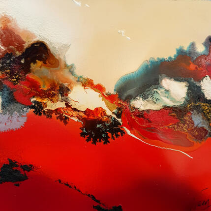 Painting C4070 by Naen | Painting Abstract Acrylic, Ink