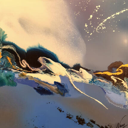 Painting C4062 by Naen | Painting Abstract Acrylic, Ink